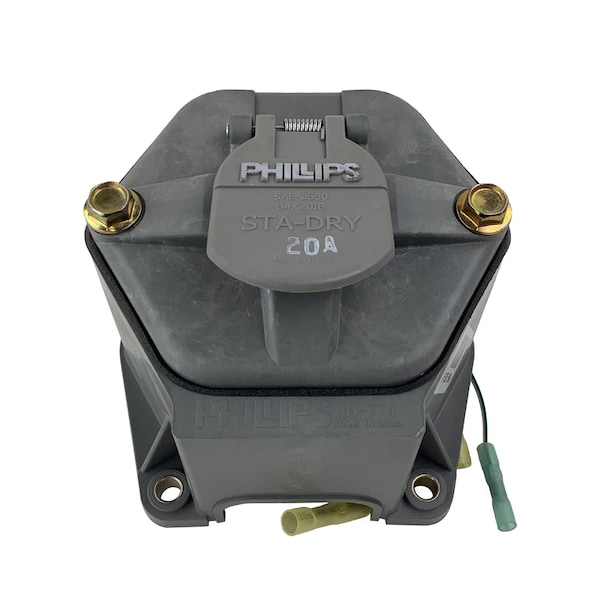 Phillips Controller, Dome Lamp, Trailer, Permalogic, Nosebox, Dual Circuit, W/ 20A Circuit Breakers 60-2522-20 - main